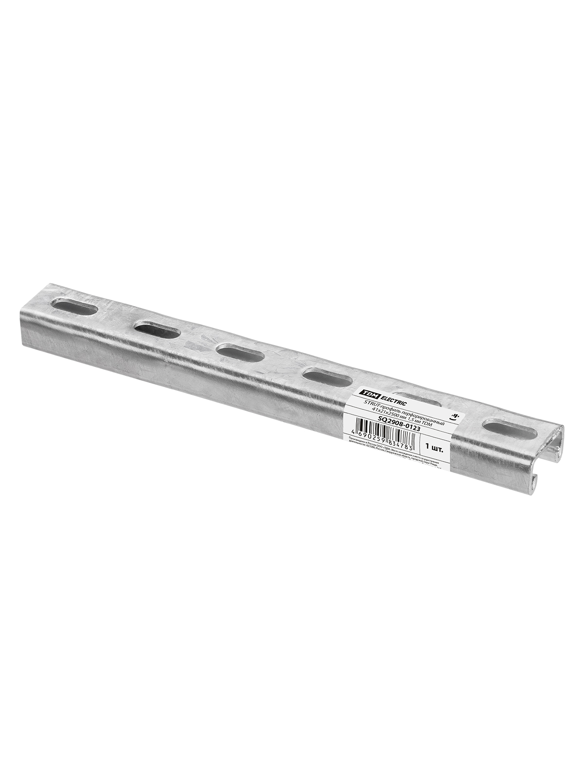 TDM STRUT-профиль перфорированный 41х21х2500 мм 1,5 мм TDM — 10.00Вт IP20