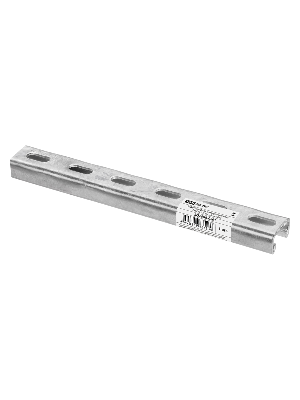 TDM STRUT-профиль перфорированный 41х21х300 мм 2,0 мм TDM — 10.00Вт IP20